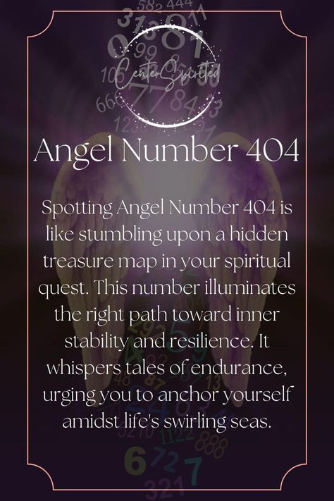 Unlock the powerful meaning of Angel Number 404: Discover how it guides love, stability, and growth in your life's journey. https://centerspirited.com/angel-numbers/404/ 440 Angel Number Meaning, 0404 Angel Number Meaning, 404 Angel Number, God Numbers, What Are Angel Numbers, Repeating Numbers, Angel Number Meaning, Star Reading, Angel Number Meanings