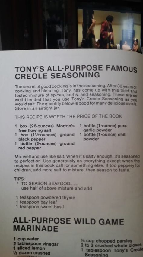 Tony Chachere Seasoning Recipe, Man Recipes, Diy Foods, Diy Mixes, Homemade Spice Mix, Spice Blends Recipes, Wheat Recipes, Homemade Mixes, Cooking Stuff