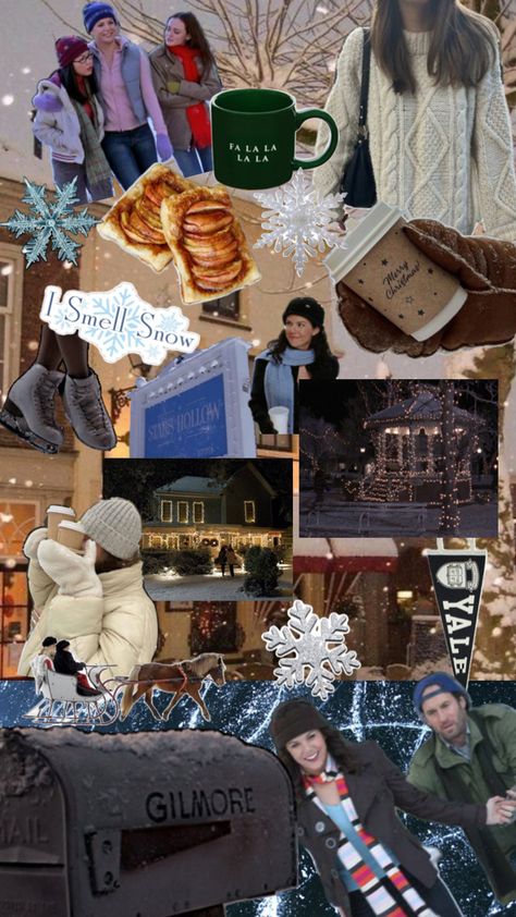 Gilmore Girls Winter, Stars Hollow, Gilmore Girls, Aesthetic Wallpapers, Merry Christmas, Christmas