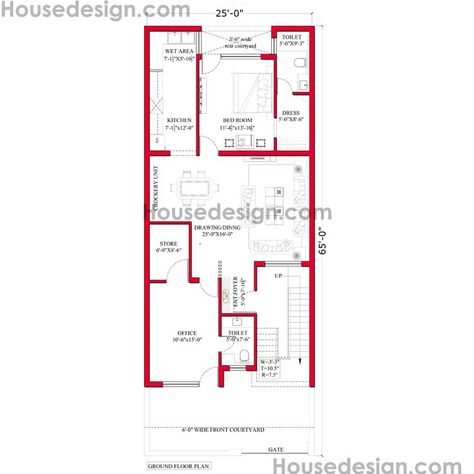 25'-0''x65'-0'' house plan This is just a basic plan of 25x55. if you have any query related to house designs feel free to contact us at @elegancehomedesigns@gmail.com Outside Staircase, Krishna Pictures, House Plan, Krishna, House Plans, The Outsiders, Floor Plans, How To Plan