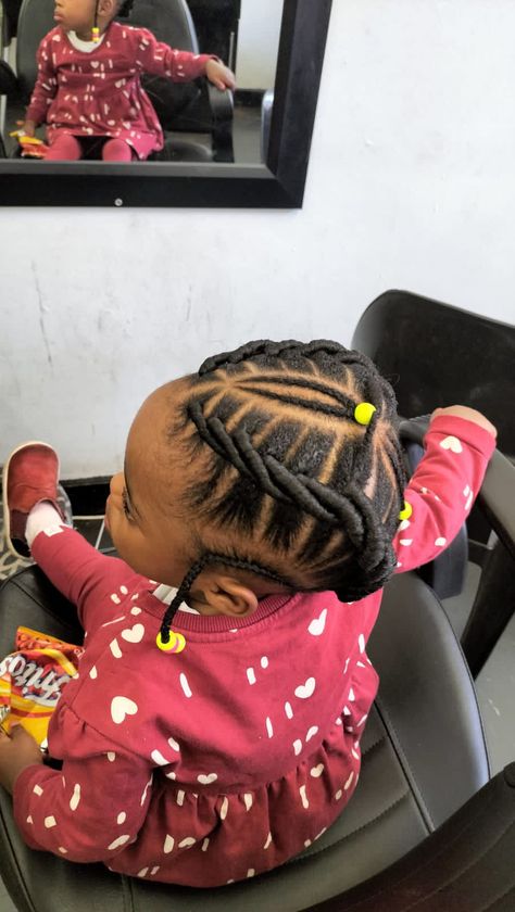 A baby girl can look adorable with a stylish benny and betty Ben And Betty Hairstyle African For Kids, Benny And Betty Hairstyle For Kids, African Threading Hairstyles For Kids, Ben And Betty Hairstyle African, Benny And Betty Hairstyle With Afro, Benny And Betty Hairstyle, Ben And Betty, Thread Hairstyles, African Threading