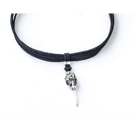 Girl Witch Jewelry Wiccan Necklace Skull Charm Choker Bird Skull... ($11) ❤ liked on Polyvore featuring jewelry, necklaces, gothic jewellery, skull jewelry, skull necklaces, gothic chokers and skull choker Skull Choker, Goth Choker Necklaces, Gothic Necklaces, Gothic Choker Necklace, Wicca Jewelry, Choker Jewellery, Wiccan Necklace, Jewelry Goth, Gothic Jewellery