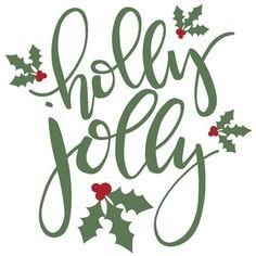 Holly Jolly Svg, Christmas Vinyl, Holly Jolly Christmas, Christmas Stencils, Christmas Fonts, Jolly Christmas, Silhouette Design Store, Christmas Quotes, Holly Jolly