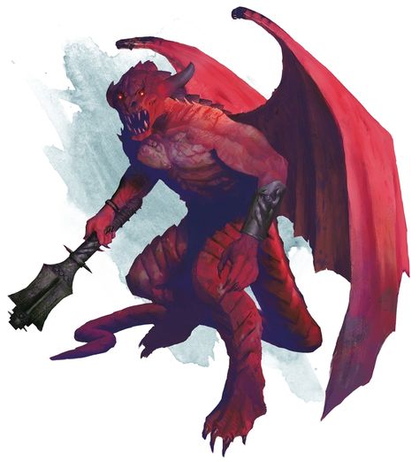 Dnd Fiend, Pit Fiend, Monster Artwork, Fantasy Demon, Digimon Tamers, D D Monsters, Dnd Monsters, Fantasy Races, Demon Art