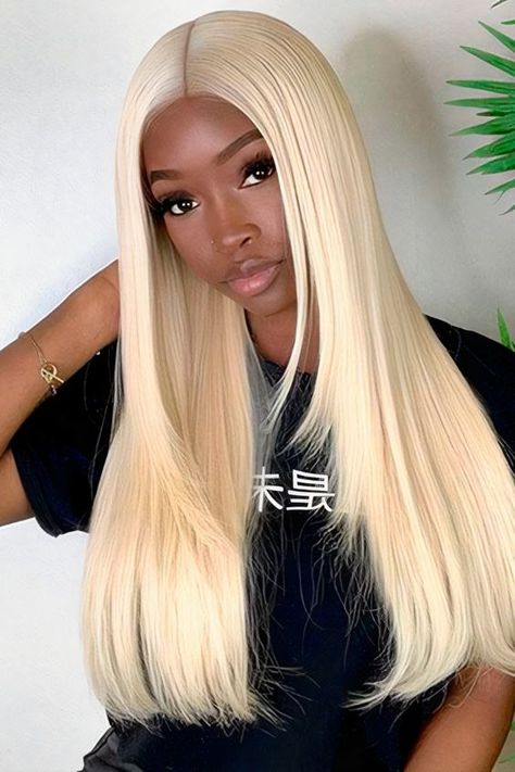 Mixing Hair Color, 613 Blonde Wig, Dark Skin Blonde Hair, Yellow Blonde Hair, Brazilian Straight Hair Weave, Straight Hair Weave, 613 Wig, Shirin David, Dreadlock Hair