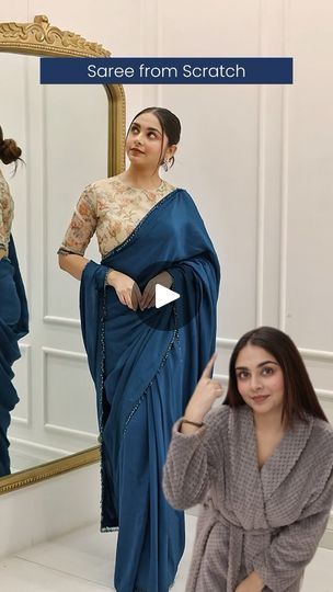 Saree From Scratch, Outfit From Scratch Indian, Outfit From Scratch, Yay Or Nay, Indian Outfit, Saree Styles, Wedding Outfit, From Scratch, Outfit Inspirations