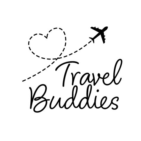 Vacation Design Graphic, Travel Svg Free, Cricut Travel Projects, Airplane Svg, Family Shirt Design, Travel Svg, Enjoy Your Trip, Travel Buddies, Cricut Svg Files Free