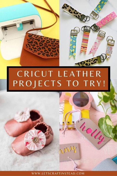 Cricut Leather Projects, Faux Leather Projects, Leather Projects Ideas, Cricut Leather, Projects To Sell, Idee Cricut, Diy Leather Projects, Projets Cricut, Leather Diy Crafts