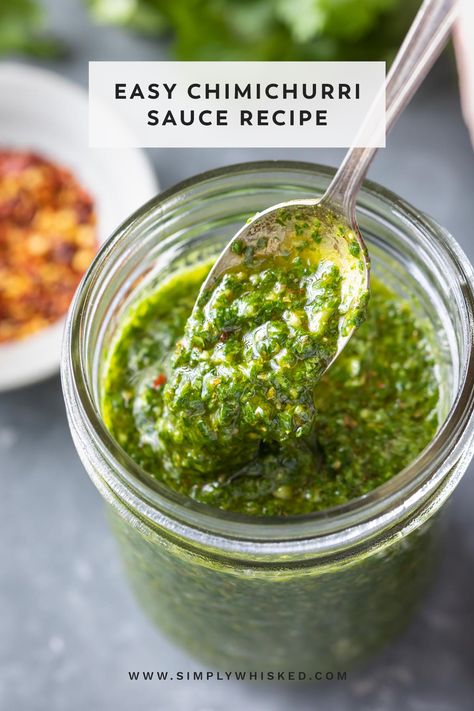 Cilantro Garlic Sauce Recipe, Garlic Cilantro Sauce, Easy Chimichurri Sauce, Healthy Sauce Recipes, Cilantro Garlic Sauce, Healthy Sauce, Chimichurri Sauce Recipe, Cilantro Recipes, Salsa Guacamole