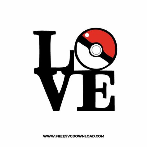 Pokemon Svg Files Free, Pokemon Svg Free, Pokémon Svg, Svg Pokemon, Pokemon Valentine, Cricut Art, Cameo Crafts, Love Pokemon, Pokemon Birthday Party