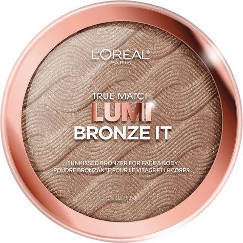 We Tried Dozens of Bronzers-These Are the 10 Best for a Post-Vacation Glow | This great drugstore bronzer's formula gives multi-dimensional color, creating a glow that never looks flat. It's easily buildable and layerable depending on how much pigment you want, and the limited shades work well on a variety of complexions. #beautytips #realsimple #skincare #makeuphacks #bestmakeup Drugstore Bronzer, Loreal Paris True Match, Shimmer Bronzer, Loreal Paris Makeup, Loreal True Match, Best Bronzer, Butter Bronzer, Too Faced Bronzer, Sugar Scrub Diy