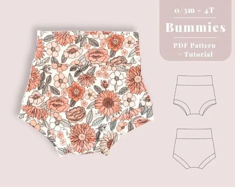 Bummies Pattern Free, Baby Bummies Sewing Pattern Free, Bummies Sewing Pattern Free, Toddler Sewing Patterns, Kids Clothes Diy, Baby Clothes Patterns Sewing, Bernina Embroidery, Sewing Baby Clothes, Sewing Machine Projects