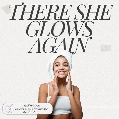 There she glows again. Monthly facials are my secret weapon for that radiant glow! Self-care isn't selfish- investing in your skin is an investment in confidence.
#GlowUp #MonthlyFacials #bellefacials #belleskin #bellesystem #beauty #fatreduction #summerville Fat Reduction, Body Sculpting, Glow Up?, Your Skin, Etsy Store, Self Care, Investment, Promotion, Facial