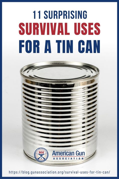 If youâre in a situation and you happen to have a tin can with you, then youâre in luck! That tin can might just be your ticket to survival. Check out these survival uses for a tin can. #tincanforsurvival #survivalhacks #survivaltips #survivalskills #survival #preparedness #gunassociation Diy Fly Trap, Prepper Items, Survival Food Storage, Survival Preparedness, Survival Skills Emergency Preparedness, Shtf Survival, Survival Ideas, Emergency Prepardness, Survival Books