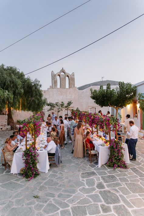 Mamma Mia Wedding Ideas, Colorful Italy Wedding, Antiparos Wedding, Wedding Ideas Italy, Small Europe Wedding, Greece Style Wedding, European Beach Wedding, Italy Beach Wedding, Wedding Dress For Destination Wedding