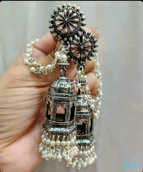 Oxidised Jewellery | Afghani Jewellery | Oxidised Earrings | Black metal | Oxidised set | Indian Jewellery Oxidised Earrings, Desi Aesthetic, Boutique Dress Designs, Boutique Dress, Product Ideas, Classy Jewelry, Fancy Jewellery, Oxidised Jewellery, Handmade Jewelry Diy