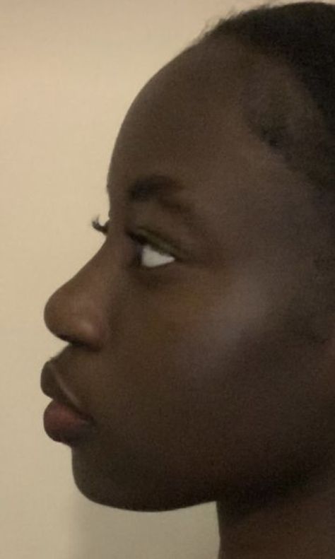 Big Nose Black Women, Flat Nose Side Profile, Women With Big Noses, Black Side Profile, Nubian Nose, Noses Reference, Ethnic Nose Job, Droopy Nose, Nose Side Profile