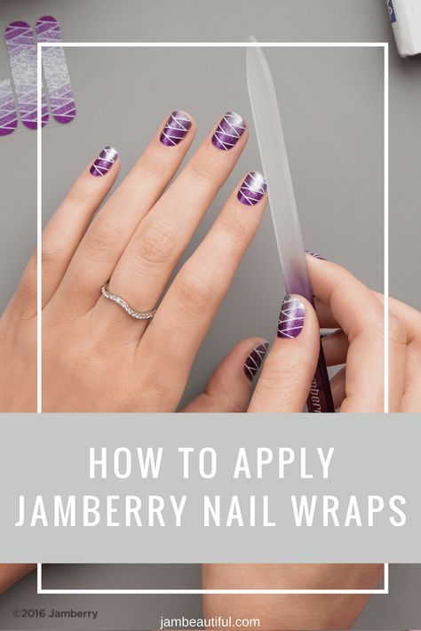 How to apply Jamberry nail wraps with my simple instructions and video tutorial. Perfect nail wrap application and long lasting nail art #jamberry #jamberryapplication Homemade Face Cream, Infinity Nails, Chevron Nails, How To Cut Nails, Orange Stick, Jamberry Nail Wraps, Long Lasting Nails, Nail Buffer, Jamberry Nails