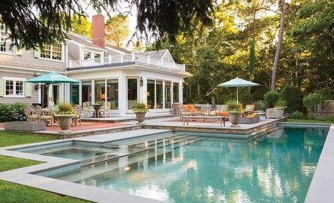 Before Taking "the Plunge" to Build a Swimming Pool, Ask Yourselves these Questions - Happy Haute Home Ideas De Piscina, Building A Swimming Pool, Patio Grande, Pool Shapes, Outdoor Remodel, Pool Chlorine, Backyard Entertaining, Building A Pool, Saltwater Pool