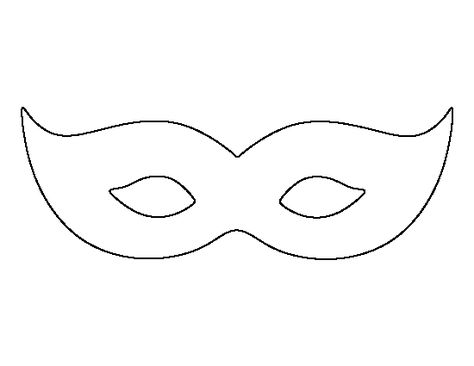 Mardis Gras mask pattern. Use the printable outline for crafts, creating stencils, scrapbooking, and more. Free PDF template to download and print at http://patternuniverse.com/download/mardis-gras-mask-pattern/ Carnival Mask Template, Mardi Gras Mask Template, Masquerade Mask Template, Printable Outline, Mask Template Printable, Coloring Mask, Mask Printable, Mardi Gras Crafts, Coloring Crafts