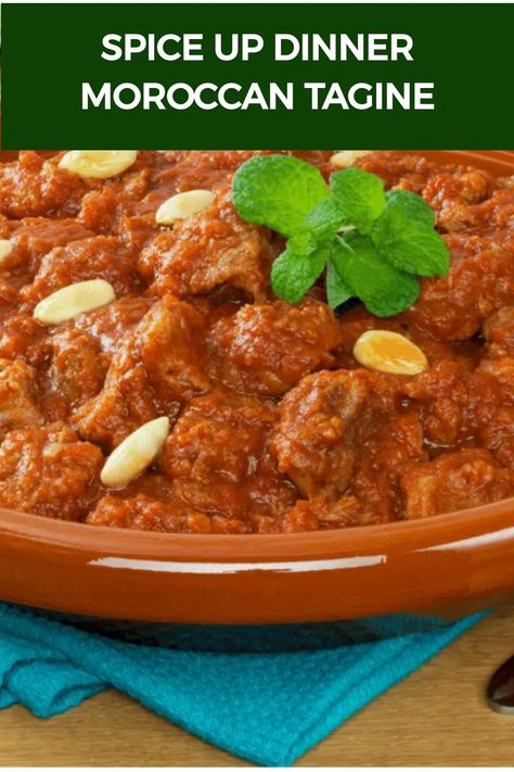 Spice Up Dinner Moroccan Tagine Tagine Recipes Beef, Tagine Lamb, Moroccan Food Traditional, Lamb Chili, Lamb Tagine Recipe, Lamb Mince Recipes, Moroccan Tagine Recipes, Moroccan Lamb Tagine, Ground Lamb Recipes