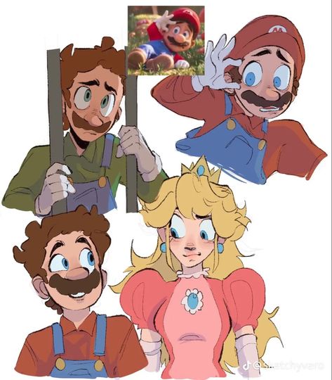 Mario In Wedding Dress, Luigi Fanart Pfp, Mario Movie Fanart, Daisy And Luigi Fanart, Bowluigi Fanart, Mario And Luigi Fanart, Luigi Fanart, Mario Fanart, Mario Comics