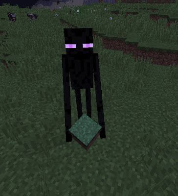 Enderman Aesthetic, Cool Minecraft Builds, Minecraft Enderman, Minecraft Wall, Aesthetic Minecraft, Minecraft Toys, Minecraft Drawings, Minecraft Mobs, Iphone Wallpaper Landscape