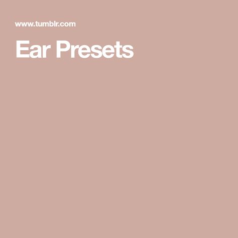 Ear Presets Sims 4 Cc Ears Preset, Ear Presets Sims 4 Cc, Sims 4 Ear Presets, Different Ear Shapes, Ear Shapes, Profile View, The Ear, Sims 4 Cc, Sims Cc