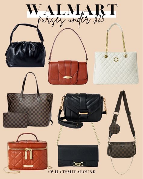 Affordable purses from Walmart Must Have Purses, Walmart Purses, Purses Affordable, Affordable Purses, Popular Bags, Accessories Fashion, No Boundaries, Affordable Fashion, Boundaries