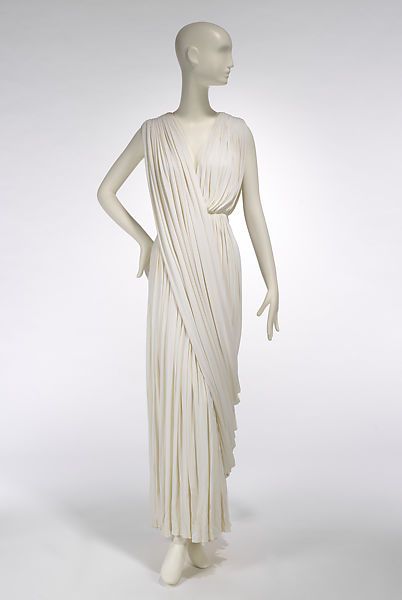 1980s Fashion Women, Madame Gres, Grecian Dress, 1980s Women, Designer Evening Dresses, Costume Institute, Metropolitan Museum Of Art, Metropolitan Museum, Fashion History