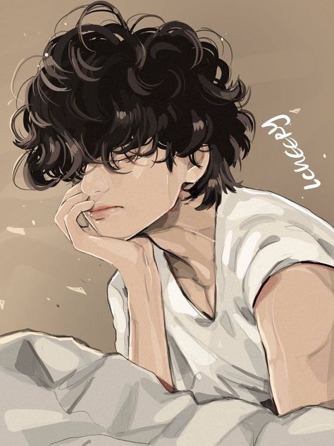 Anime Hairstyles Male, Castlevania Wallpaper, Curly Hair Drawing, Comic Book Art Style, Boy Drawing, Boys With Curly Hair, Anime Hair, Guy Drawing, Hair Reference