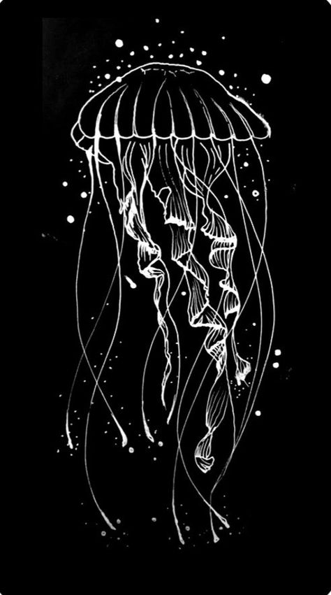 Drawing Ideas In Black Paper, Jellyfish Drawing On Black Paper, Sketches On Black Paper Simple, Linocut Black And White, Black Paper Art Easy, Stuff To Draw On Black Paper, White Pen Black Paper Drawings, White On Black Doodles, Artwork On Black Paper