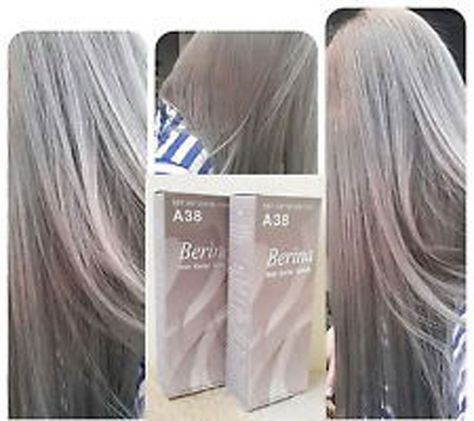 Cool ash blonde. Looks lilac silver to me Berina Hair Color, Hair Straightener Cream, Ash Blonde Color, Ash Blonde Hair Dye, Ash Blonde Hair Color, Light Ash Blonde Hair, Permanent Hair Dye Colors, Ash Blonde Hair Colour, Ash Blonde Highlights