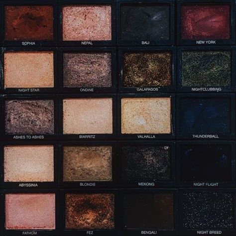 Make up beauty aesthetics // palette dark grunge tumblr hipsters Nars Eyeshadow, Makijaż Smokey Eye, Kesha, Eyeshadow Palettes, Makeup Goals, Makeup Palette, Pretty Makeup, Aesthetic Makeup, All Things Beauty