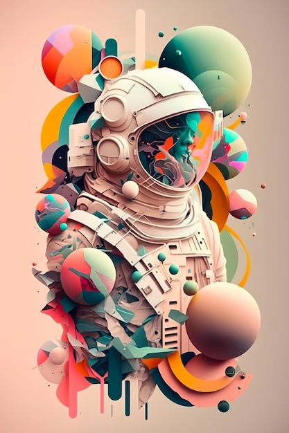 Astronaut Images, Camoflauge Wallpaper, Astronaut Drawing, Astronaut Illustration, Adobe Photoshop Design, Astronaut Design, Modern Graphic Art, Photoshop Design Ideas, Astronaut Art