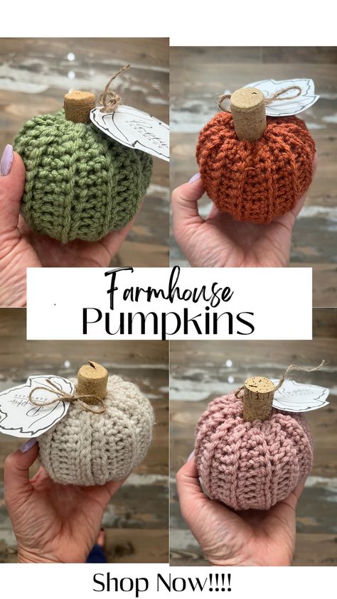 Fall in love with your home decor this season with these handcrafted mini farmhouse pumpkins. These cozy sweater pumpkins add a touch of warmth and charm, making them the perfect addition to any room. They also make thoughtful gifts for anyone who adores autumn-themed treasures. Click here to discover how these charming pumpkins can enhance your fall decor! Farmhouse Pumpkins, Mini Farmhouse, Cozy Up Your Home, Crochet Pumpkins, Twine Bow, Sweater Pumpkins, Get Ready For Fall, Adorable Nursery, Living Room Design Inspiration