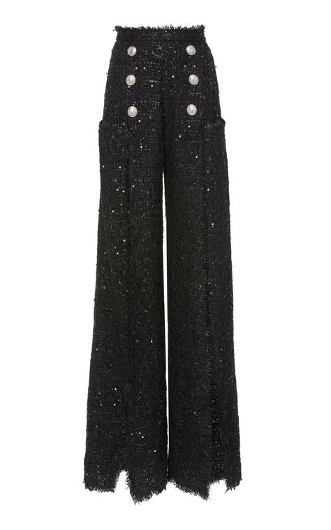 Tweed Pants Outfit, Aesthetic Clothes Png, Balmain Tweed, Chanel Pants, Balmain Pants, Balmain Fashion, Balmain Clothing, Balmain Collection, Tweed Pants