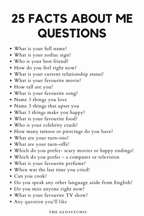 facts about me questions How Knows Me Better Questions, Get Know Me Questions, Know About Me Questions, Ask Me A Question Ideas, Thing About Me, 25 Questions About Me, Most Beautiful Questions, Get To Know Me Tiktok, Questions To Ask Friends About Yourself