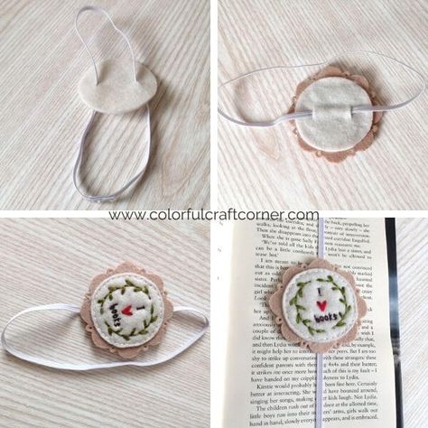 Embroidery Bookmark Pattern, Felt Bookmarks Diy Pattern, Felt Corner Bookmarks Diy, Embroidered Felt Bookmark, Embroidered Bookmarks, Embroidery Bookmark, Diy Hand Embroidery, Handmade Bookmarks Diy, Felt Bookmark