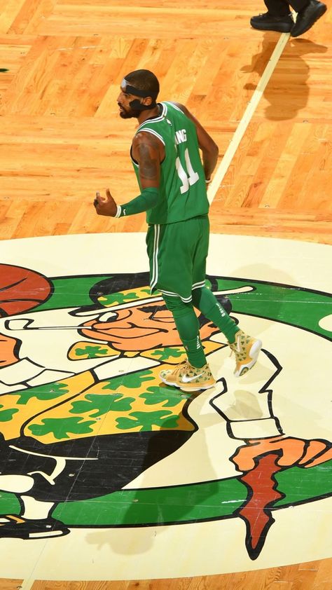 Kyrie Irving Boston Celtics Kyrie Irving Boston Celtics, Celtics Kyrie, Kyrie Irving Celtics, Irving Wallpapers, Boston Celtics Team, Uncle Drew, Nba Basketball Art, I Love Basketball, Basketball Camp