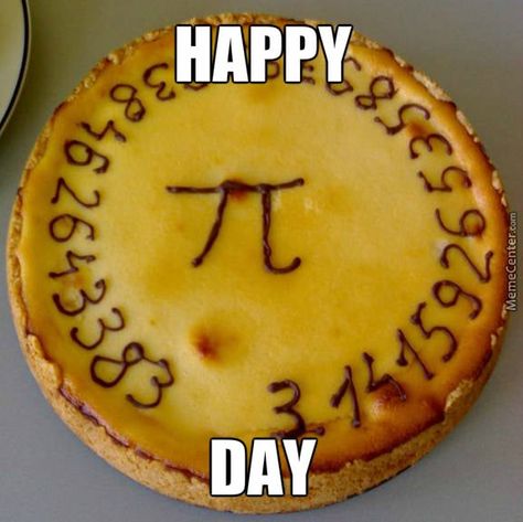 Happy Pi Day with a Pie Pi Pie, Math Major, Happy Pi Day, Pie Day, March Birthday, Pi Day, Birthday Happy, Pina Colada, Card Card