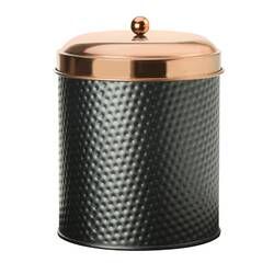 Langley Street Kitchen Canister  Reviews | Wayfair Urban Farmhouse Kitchen, Sugar Storage, Metal Canisters, Coffee Storage, Coffee Canister, Copper Accents, Storage Canisters, Metal Storage, Kitchen Canisters