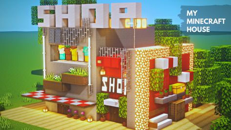 Minecraft clothing store simple building instructions Clothing Shop Minecraft, Clothes Store Minecraft, Minecraft Clothes Store, Clothing Store Minecraft, Minecraft Clothes Shop, Minecraft Clothing Store, Minecraft Outfits, Minecraft Shops, Simple Clothes