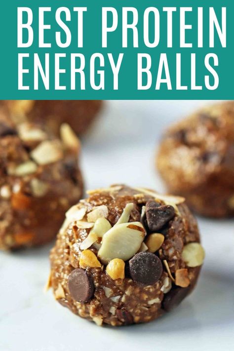 Homemade Protein Bites Energy Balls, Whey Protein Energy Balls, No Bake Power Balls Energy Bites, Power Bars Recipe Protein Energy Balls, Protein Balls With Dates Energy Bites, Healthy Snack Balls No Bake, Power Energy Balls, Easy Protein Balls With Protein Powder, Keto Power Balls Recipe