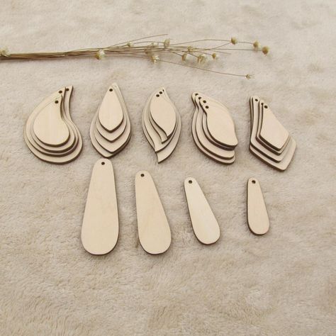 Cheap Wood DIY Crafts, Buy Quality Home & Garden Directly from China Suppliers:Unfinished Wooden Earrings Pendants Blank Teardrop Anomaly Cutout Pendant for DIY Craft Jewelry Making Enjoy ✓Free Shipping Worldwide! ✓Limited Time Sale ✓Easy Return. Wood Crafts Diy, Craft Jewelry, Diy Crafts Jewelry, Wooden Earrings, Clay Jewelry, Wood Diy, Hangers, Jewelry Crafts, Limited Time