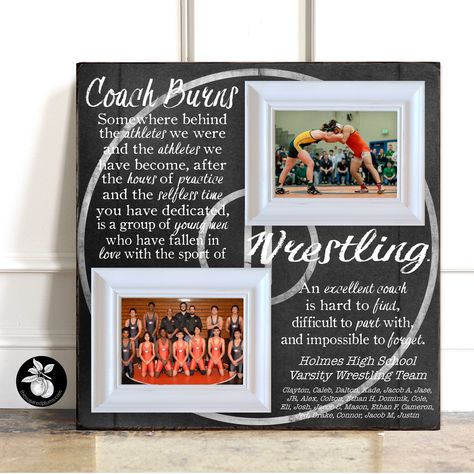 Coach Gifts Wrestling, Wrestling Coaches Gift Ideas, Wrestling Coach Gift Ideas, Wrestling Banquet Ideas, Wrestling Banquet, Sugared Plums, Wrestling Coach Gift, Retirement Gift Ideas, Coaches Gifts