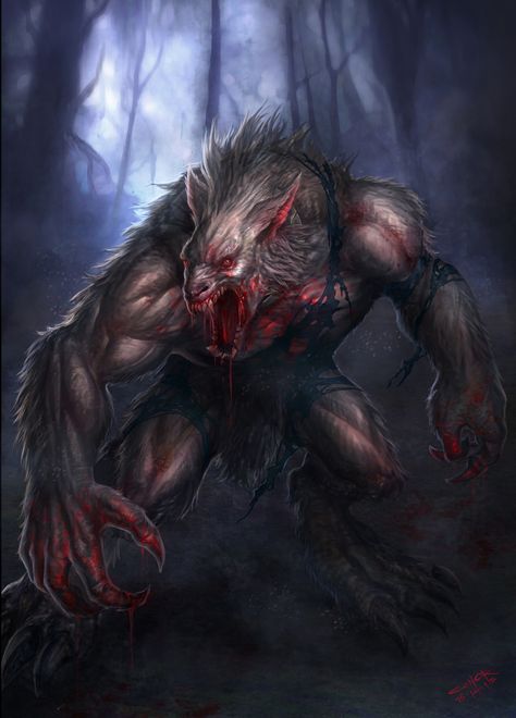 Skyrim Werewolf, Scary Wolf, Magical Wolf, Werewolf Aesthetic, Werewolf Art, Vampires And Werewolves, World Of Darkness, Wolf Pictures, Bad Wolf