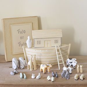 Noahs Ark Decorations, Noahs Ark Nursery, Noahs Ark Theme, Noahs Ark Baby Shower, Godchild Gift, Baptism Gifts For Boys, Christening Gifts For Boys, Noah S Ark, Wooden Gift Boxes