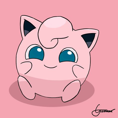 Giglipop Pokemon, Jiggly Puff Wallpaper, Kirby And Jigglypuff, Giggly Puff, Jiggly Puff Drawing, Jigglypuff Tattoo, Jiggly Puff, Snorlax And Jigglypuff, Cute Jigglypuff