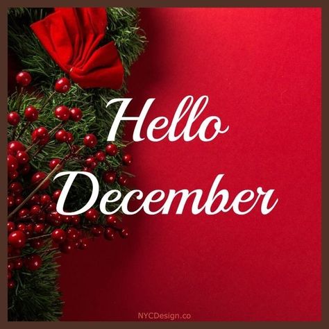 Sweet December Photo, December 1st Quotes, Hello December Images, December First, December Images, Welcome December, Couture Ideas, Happy December, Hello December